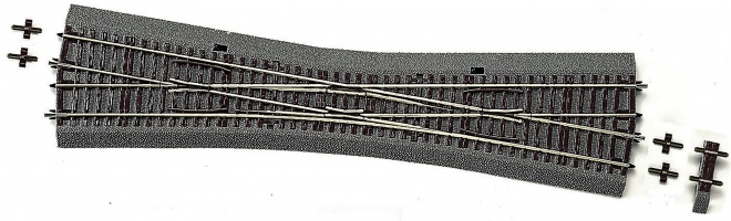 Simple diamond crossing with slips 10 deg.<br /><a href='images/pictures/Roco/Roco-42591.jpg' target='_blank'>Full size image</a>